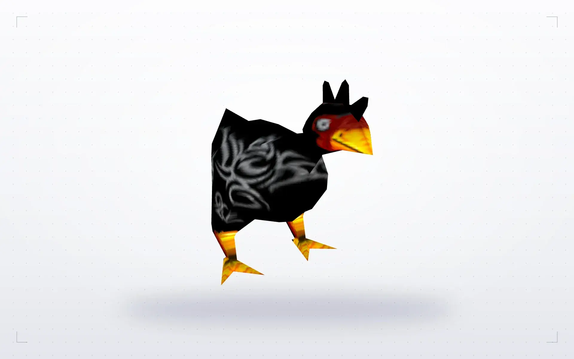Black Chicken with a Tattoo - CS 1.6 Model - CS Nation