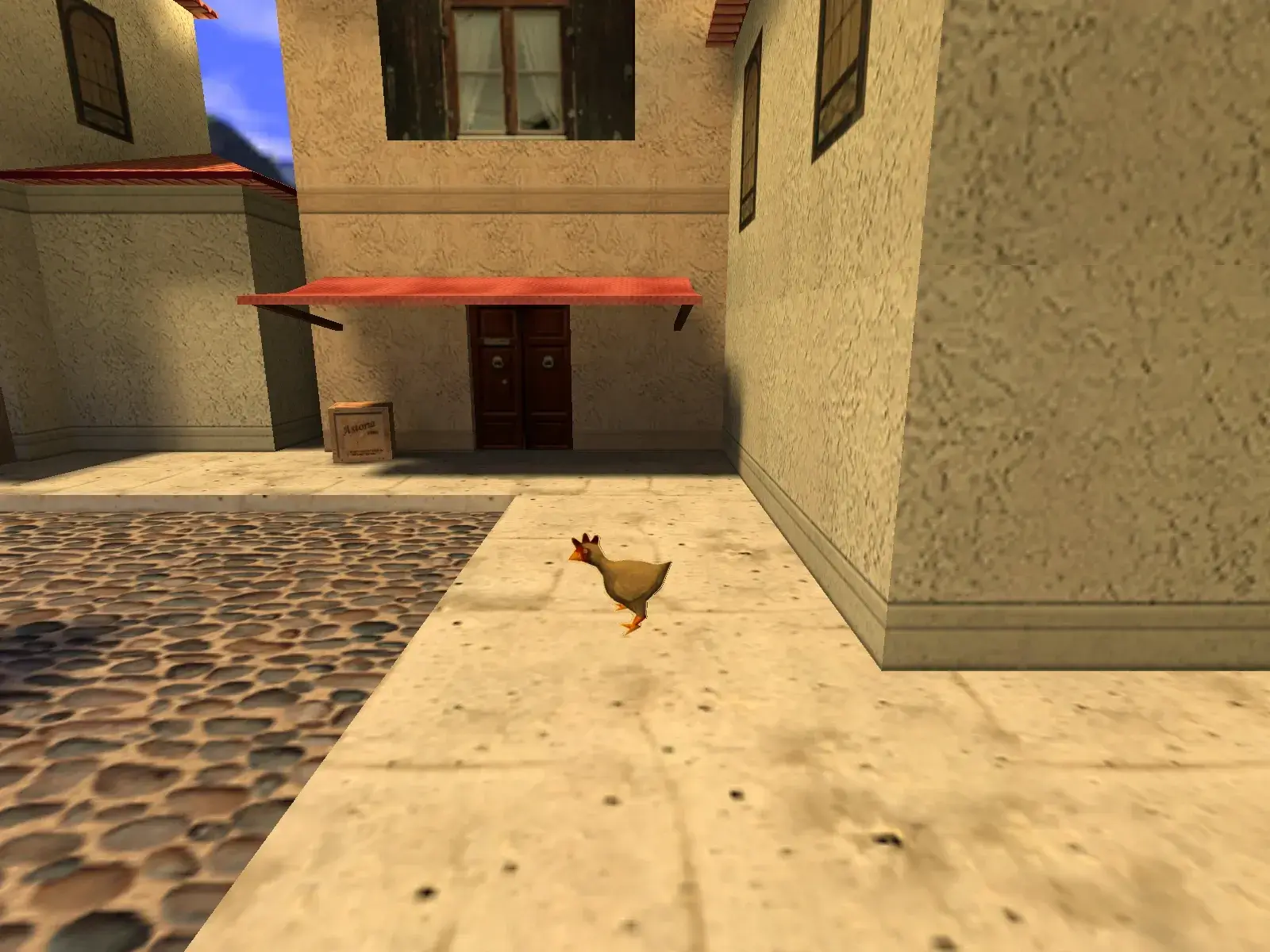 Chicken Cut Out — cs_italy, the market street from the other side