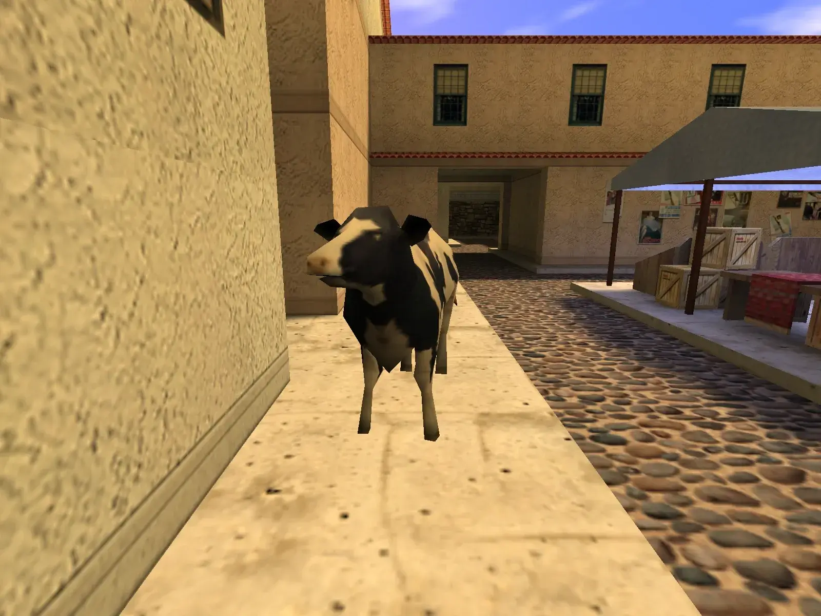 Cow — cs_italy, the market street