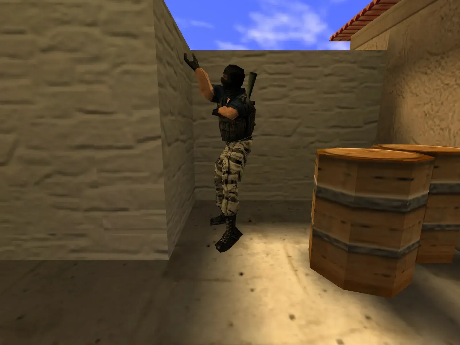 Dancing Terrorist — cs_italy, by the barrels