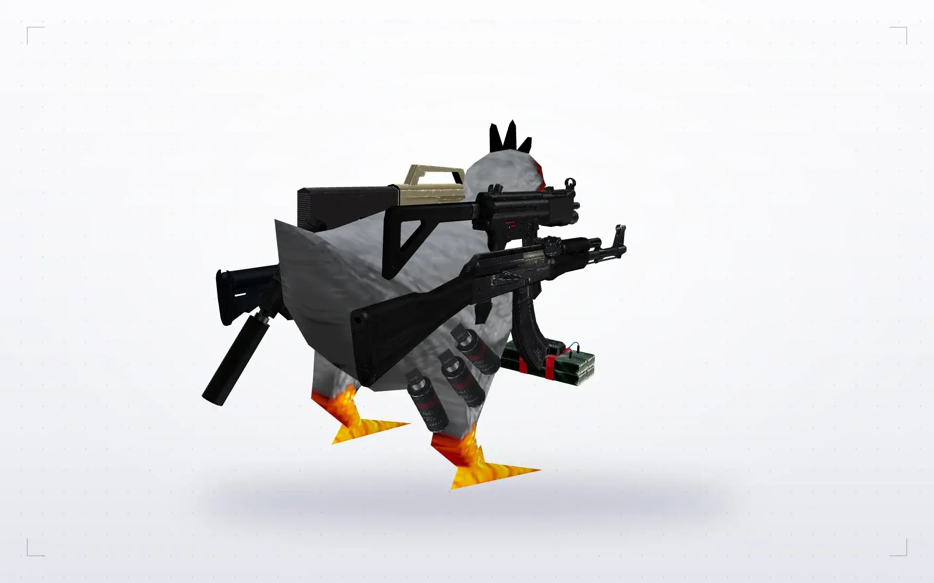 Die-Hard Chicken, HD Version — preview 1