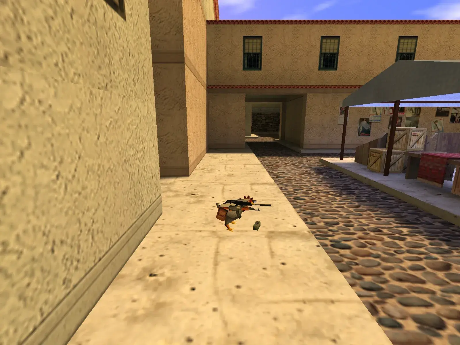 Die-Hard Chicken, Light Version — cs_italy, the market street