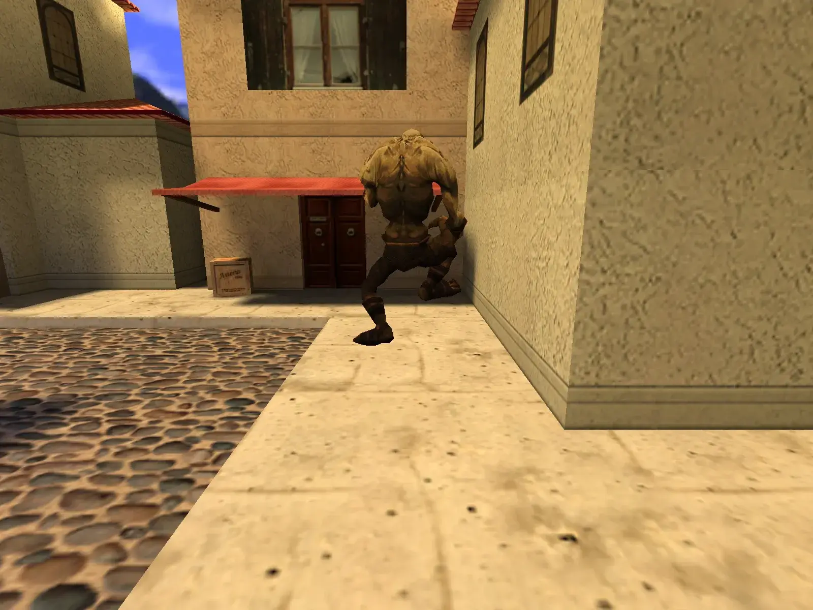 Dota 2 Zombie — cs_italy, the market street from the other side