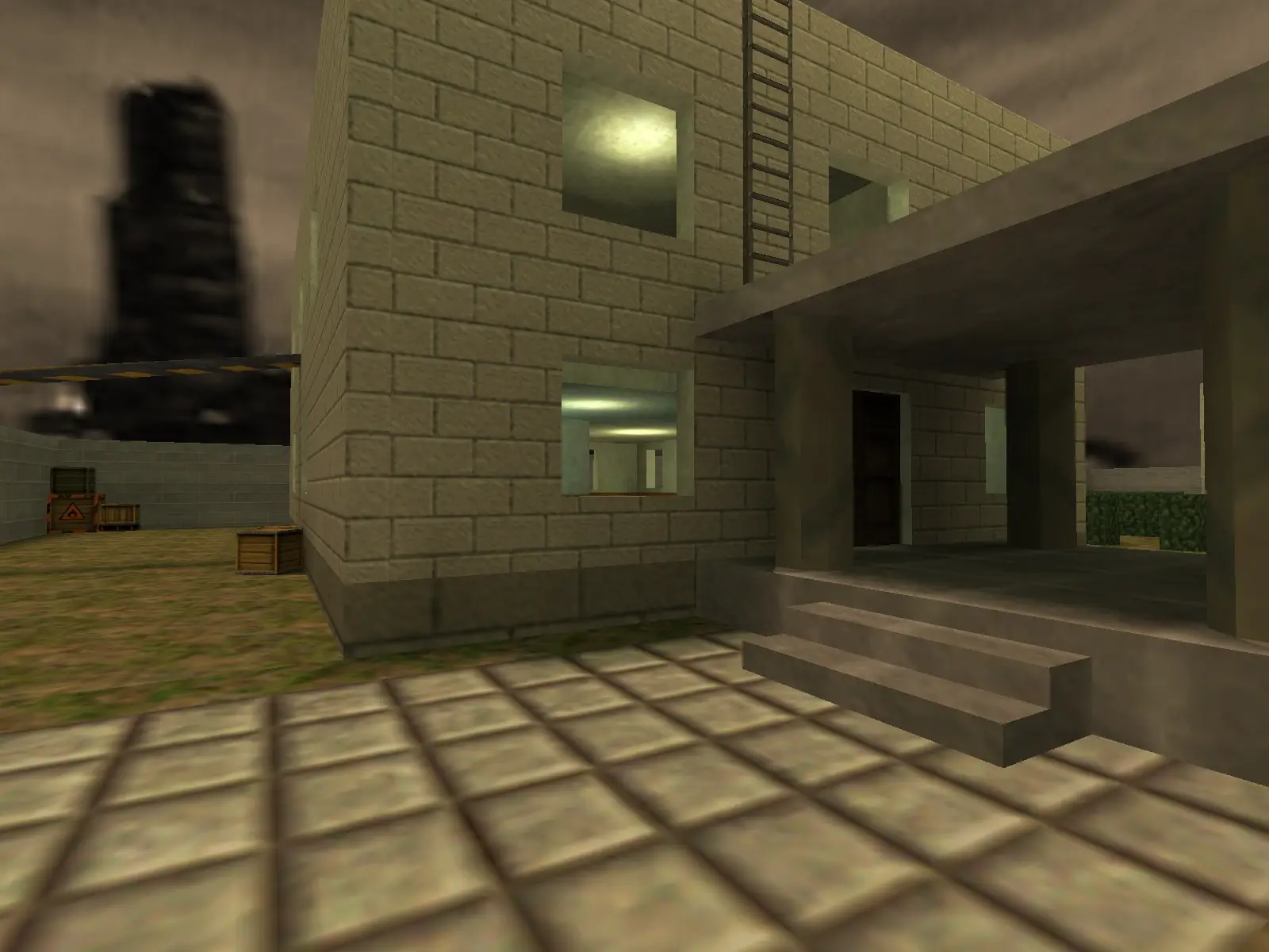 cs_mansionf2 — counter-terrorist spawn area