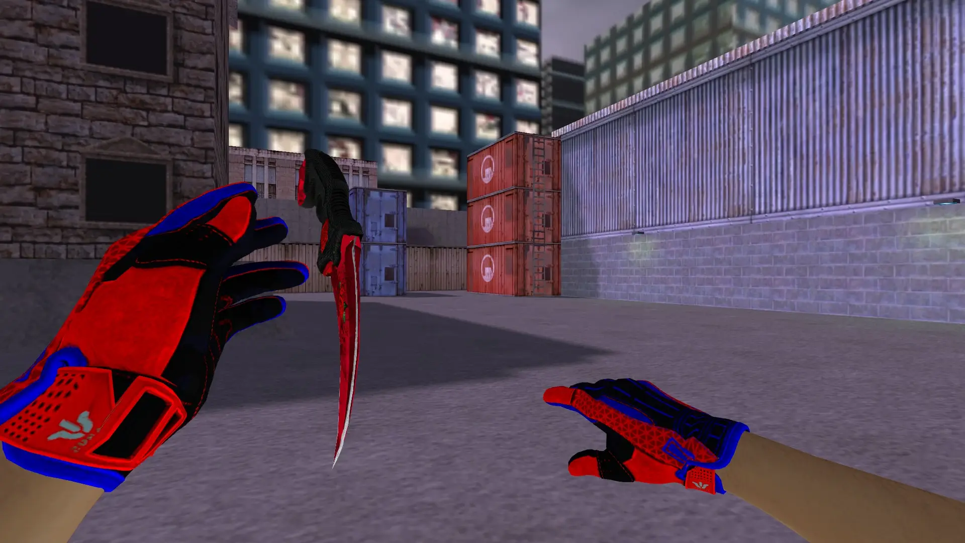 Karambit | Blossoming Rose — cs_assault (first person)