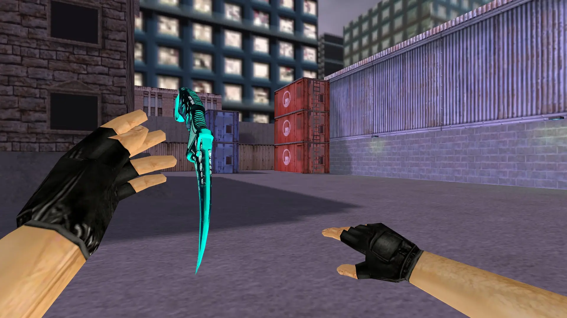Karambit | Blue Dreamer — cs_assault (first person)