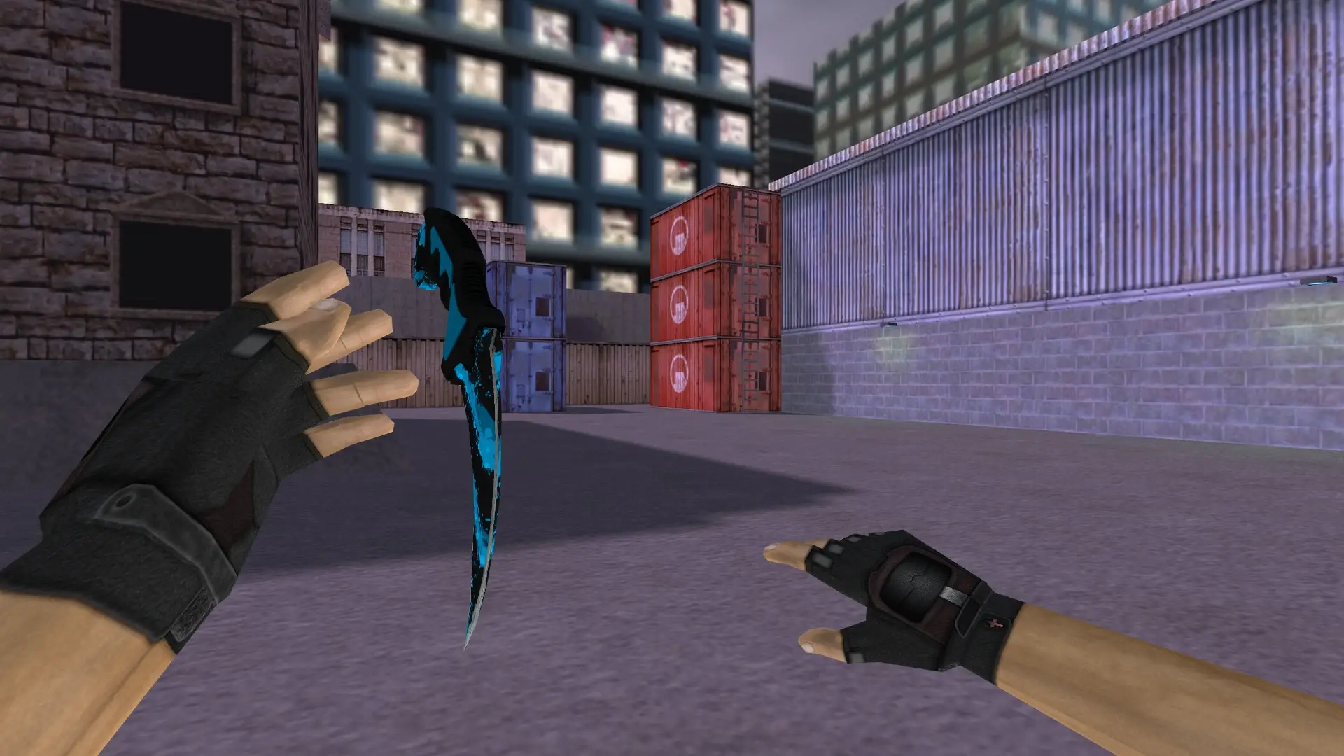 Karambit | Blue Streak — cs_assault (first person)