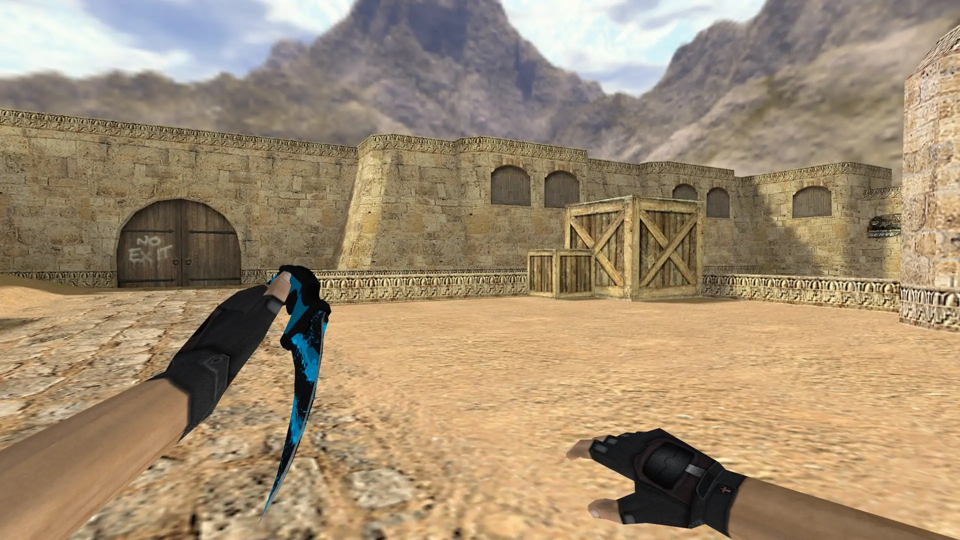 Karambit | Blue Streak — de_dust2 (first person)