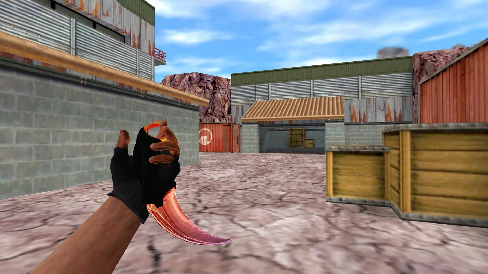 Karambit | Bronze — de_nuke (first person)