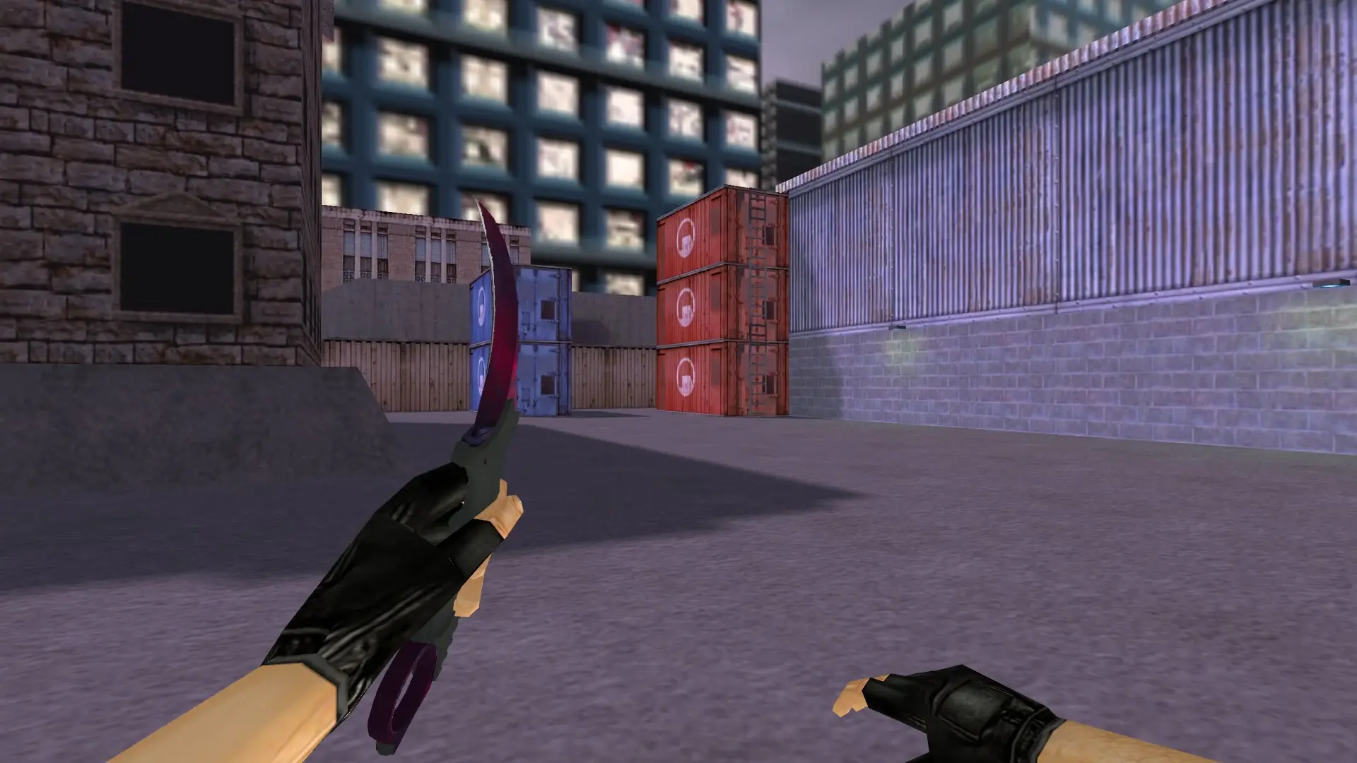 Karambit | Doppler Phase 2 — cs_assault (first person)