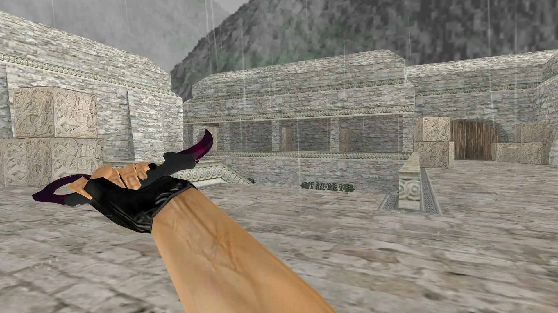 Karambit | Doppler Phase 2 — de_aztec (first person)