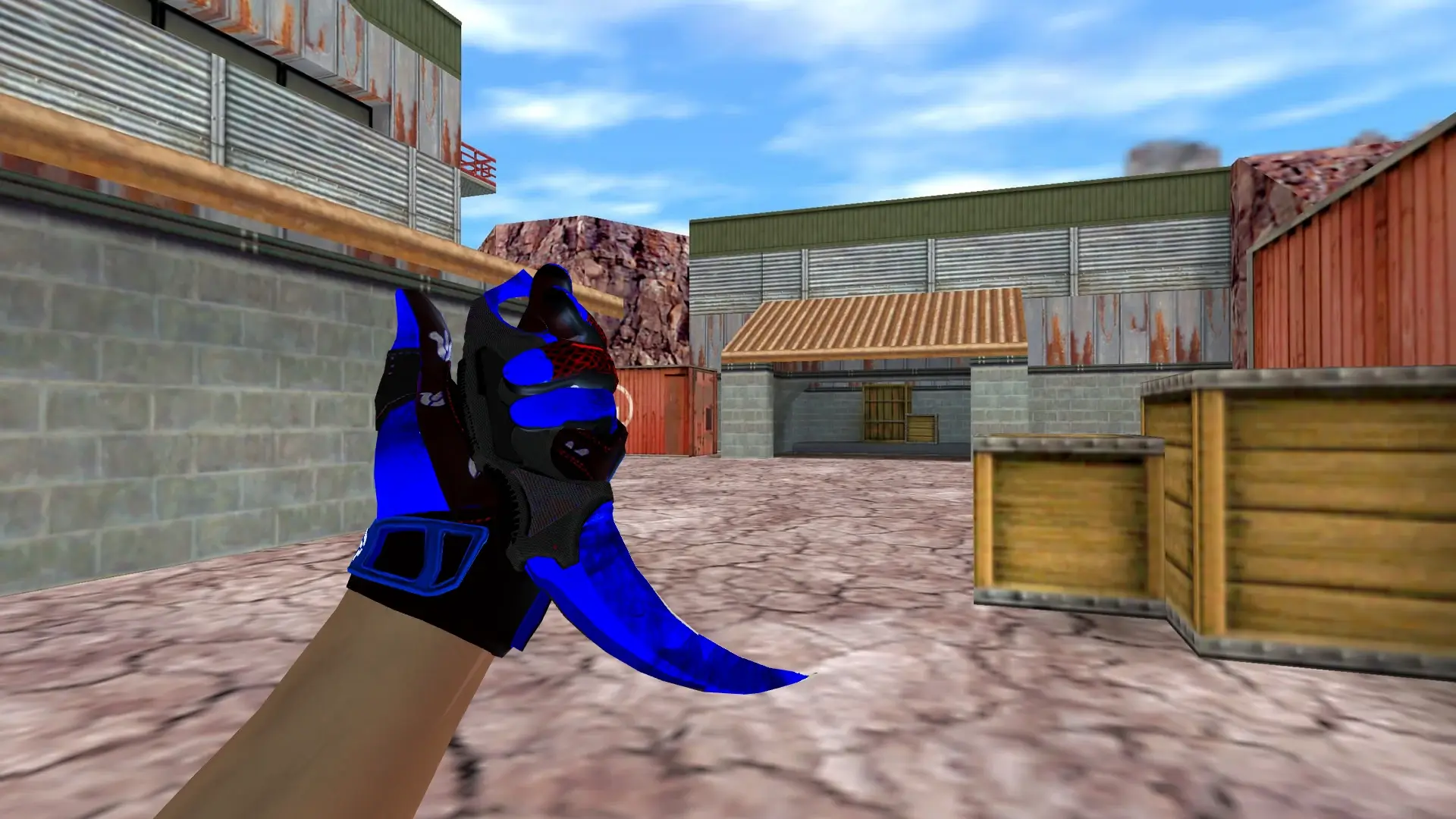 Karambit | Doppler Sapphire — de_nuke (first person)