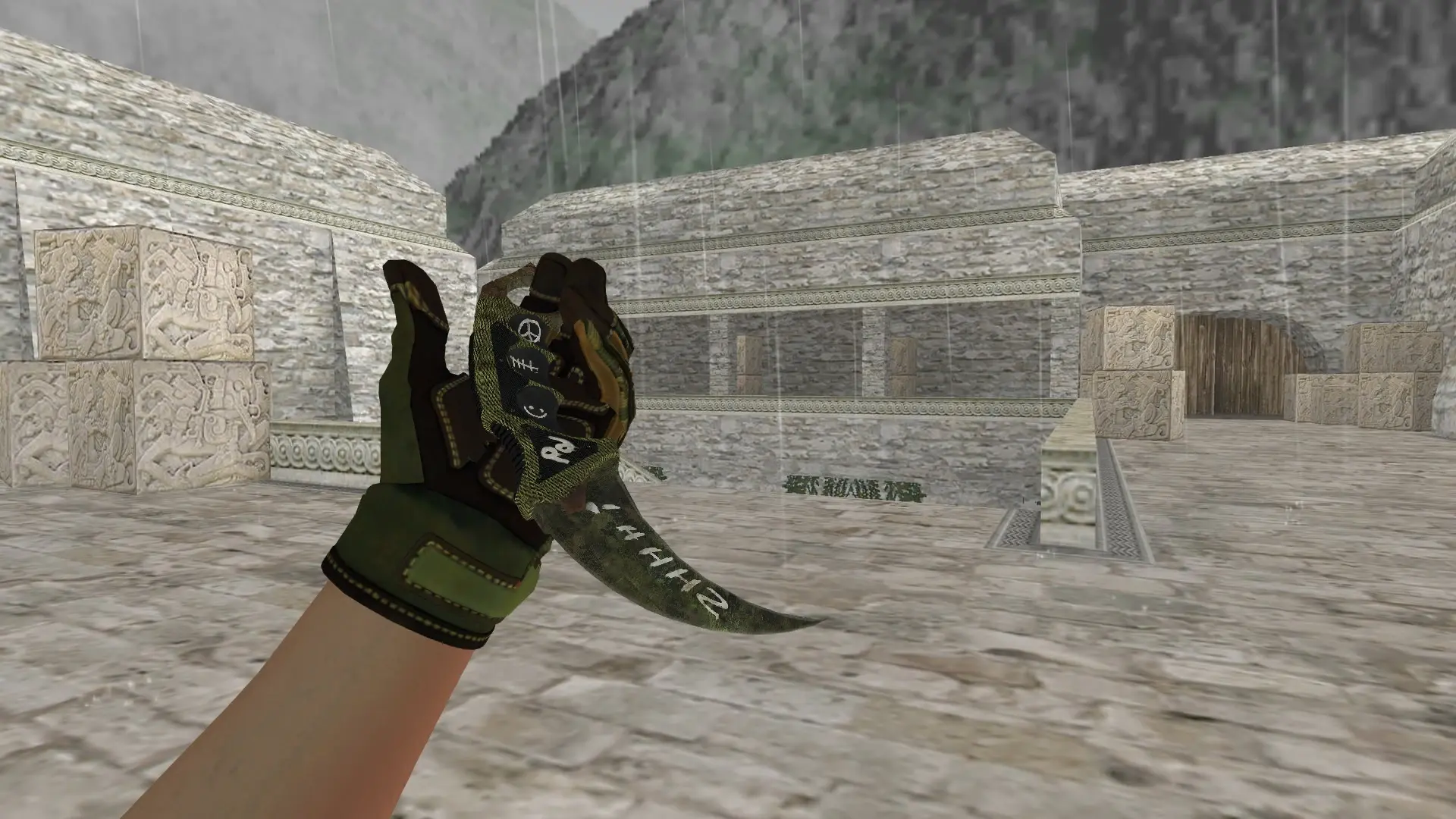 Karambit | Flashback — de_aztec (first person)