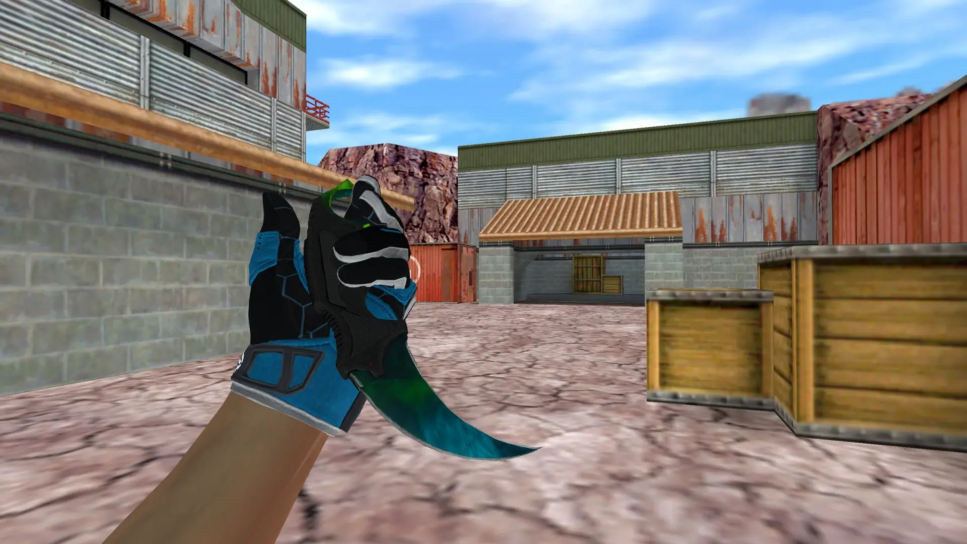Karambit | Gamma Doppler Phase 3 — de_nuke (first person)