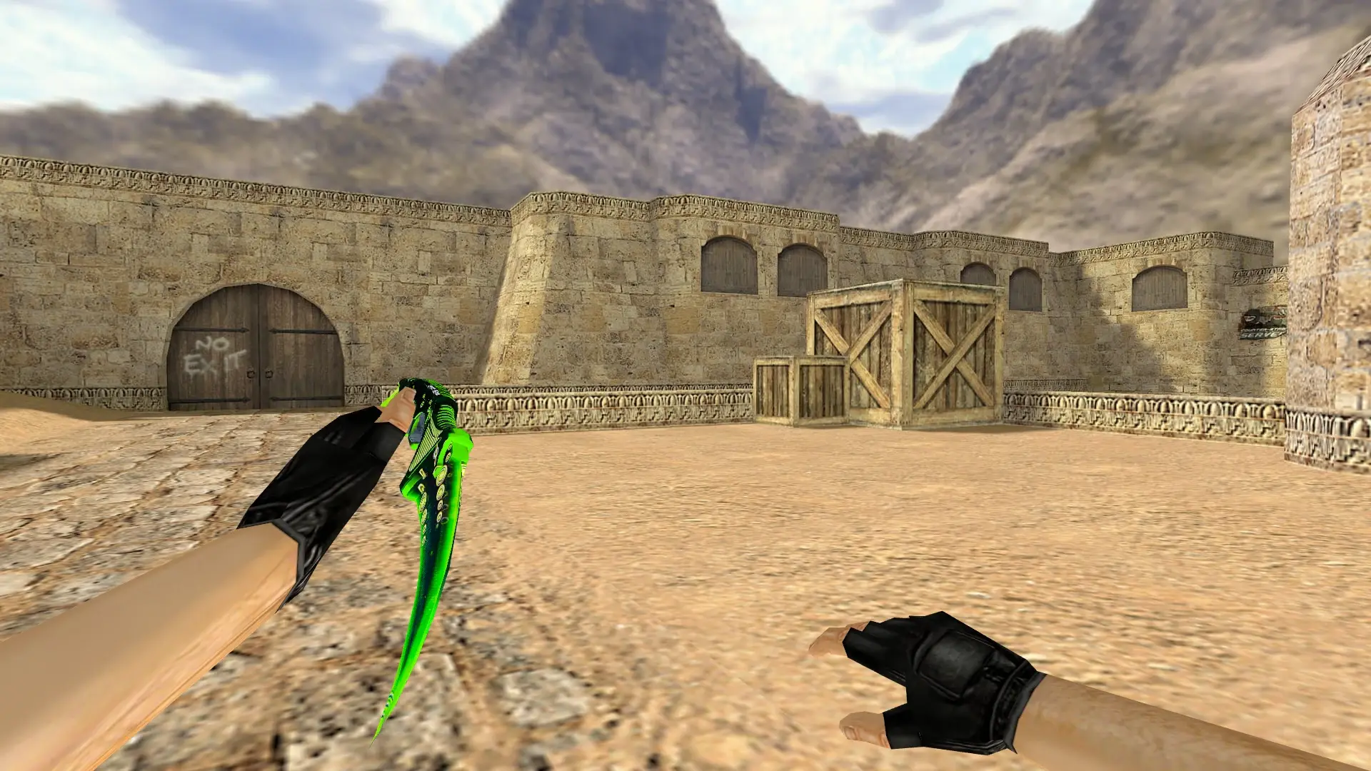 Karambit | Green Dreamer — de_dust2 (first person)