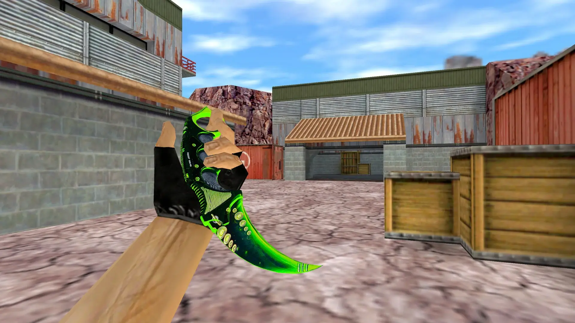 Karambit | Green Dreamer — de_nuke (first person)