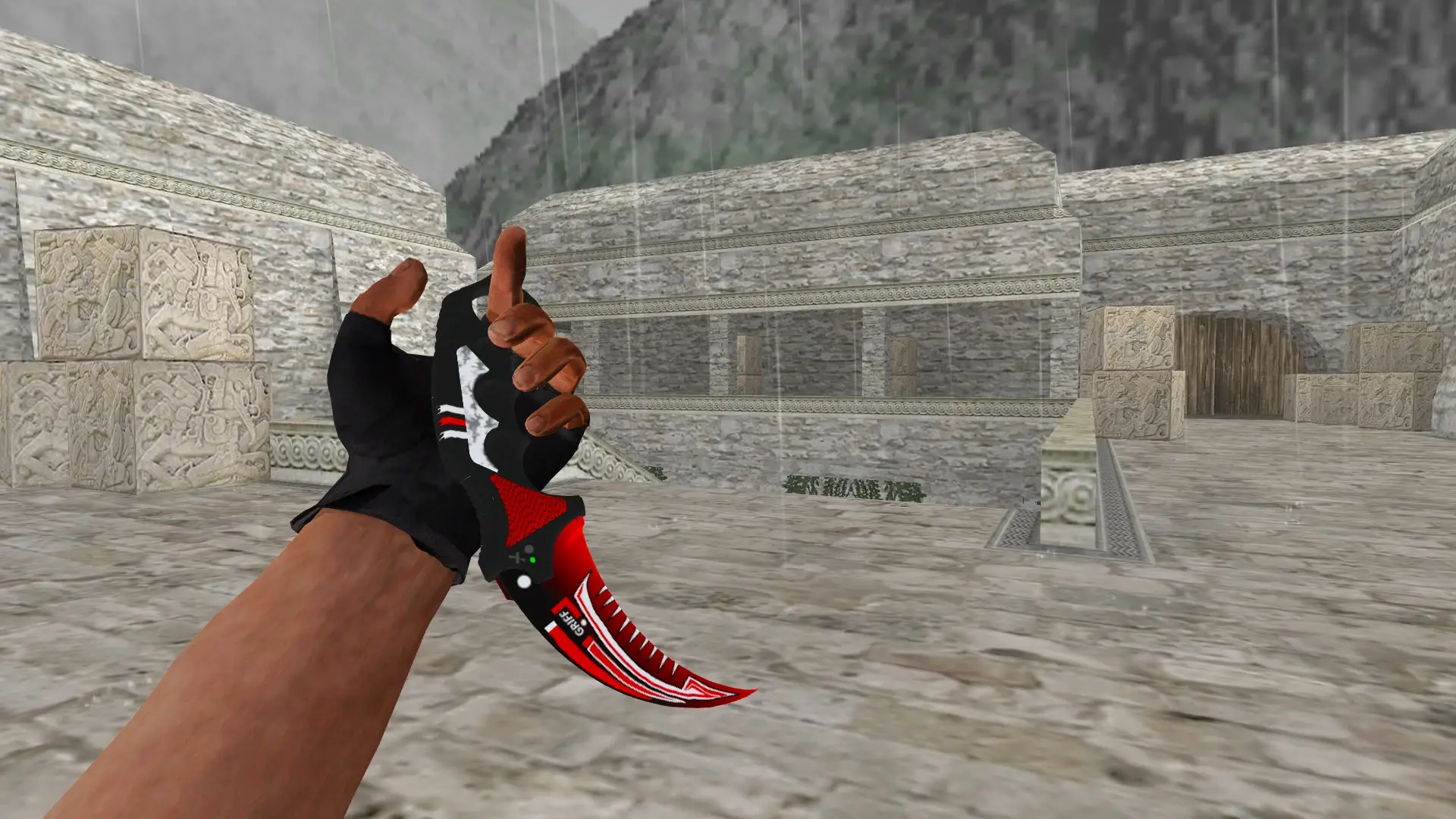 Karambit | Griff — de_aztec (first person)