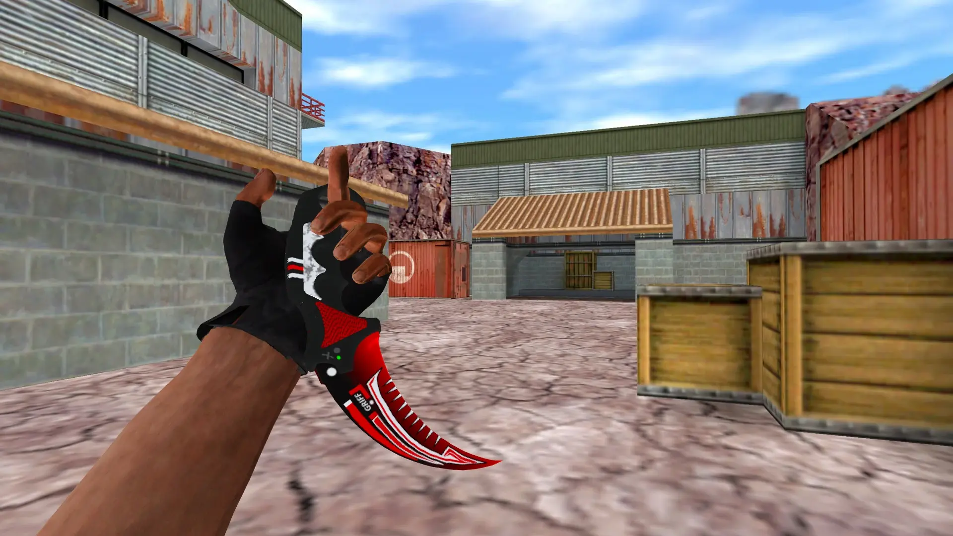 Karambit | Griff — de_nuke (first person)