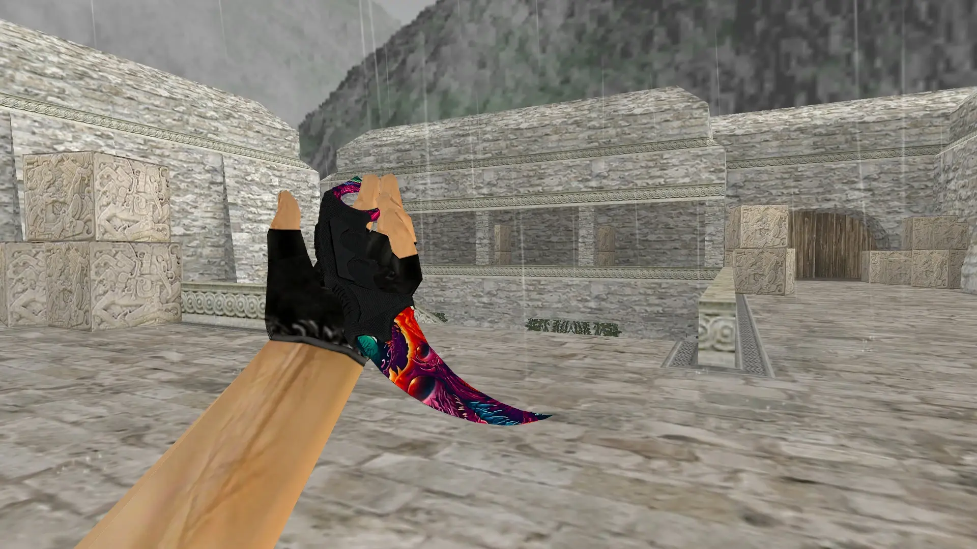 Karambit | Hyper Beast — de_aztec (first person)