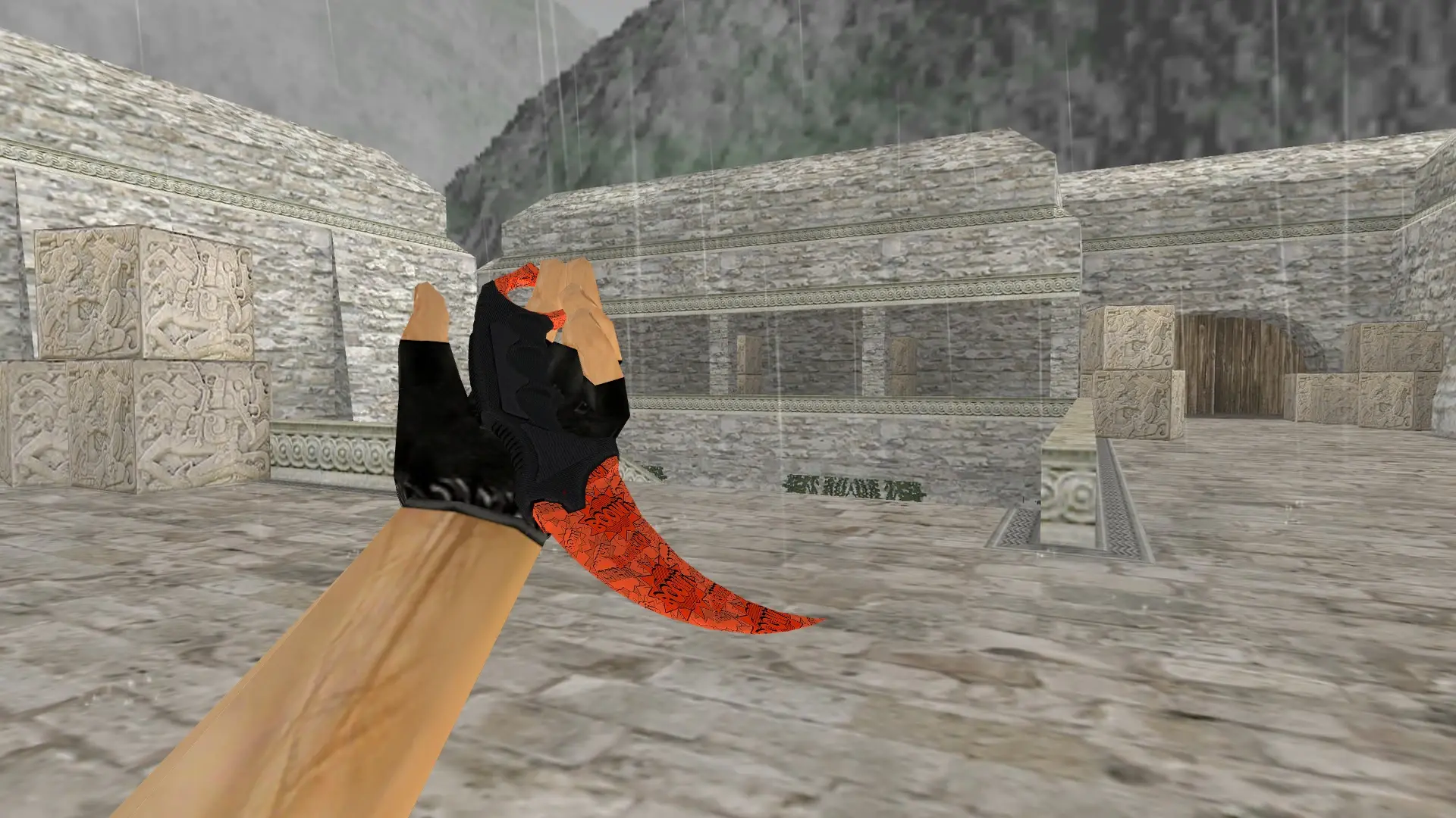 Karambit | Boom — de_aztec (first person)