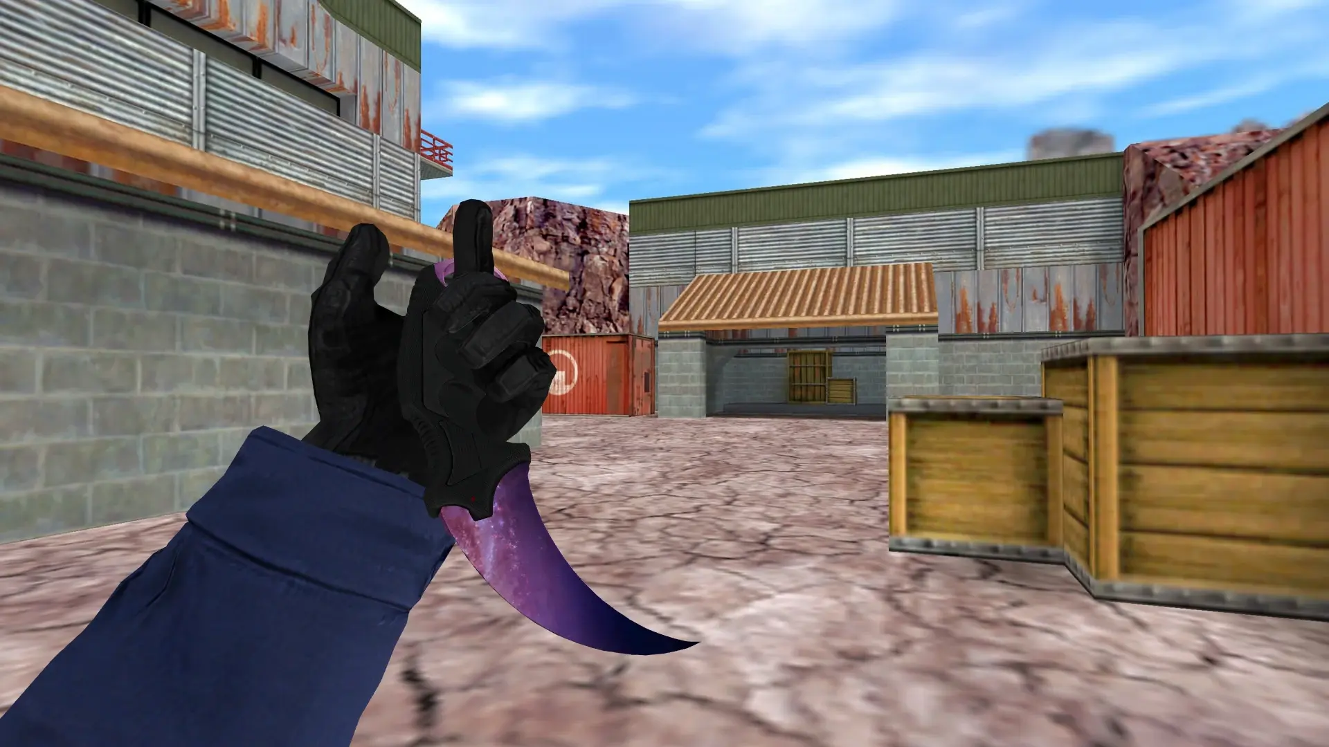 Karambit | Galaxy — de_nuke (first person)