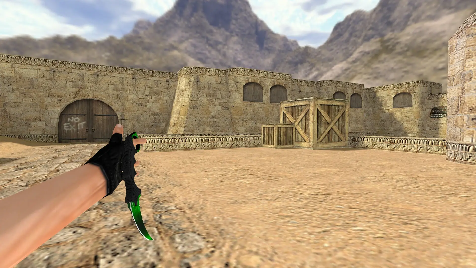 Karambit | Gamma Doppler — de_dust2 (first person)