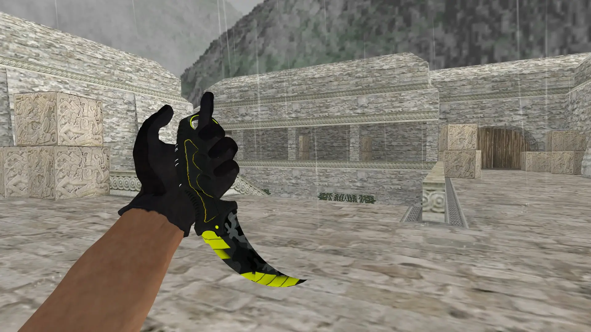Karambit | Neural — de_aztec (first person)