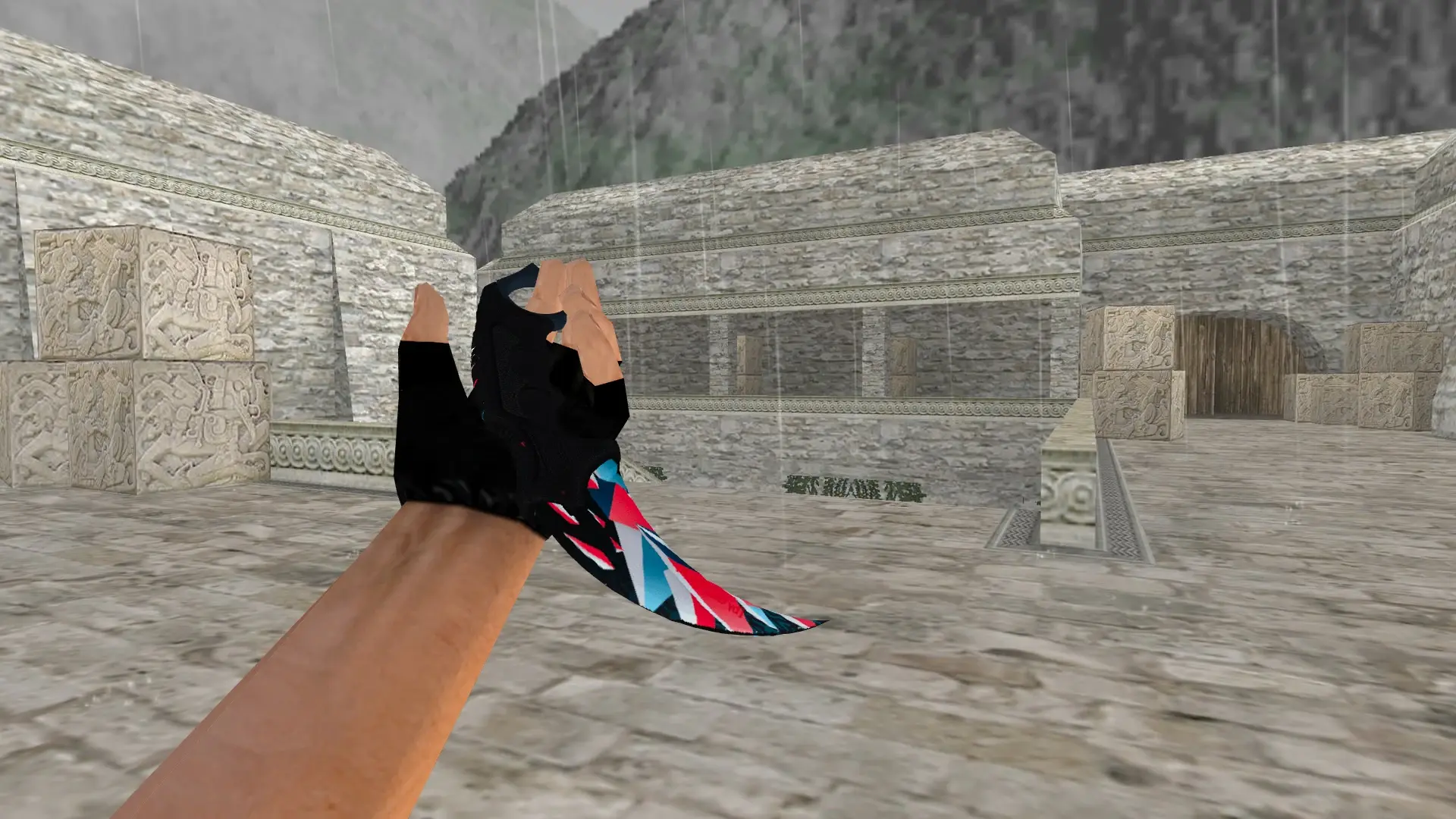 Karambit | Point Disarray — de_aztec (first person)