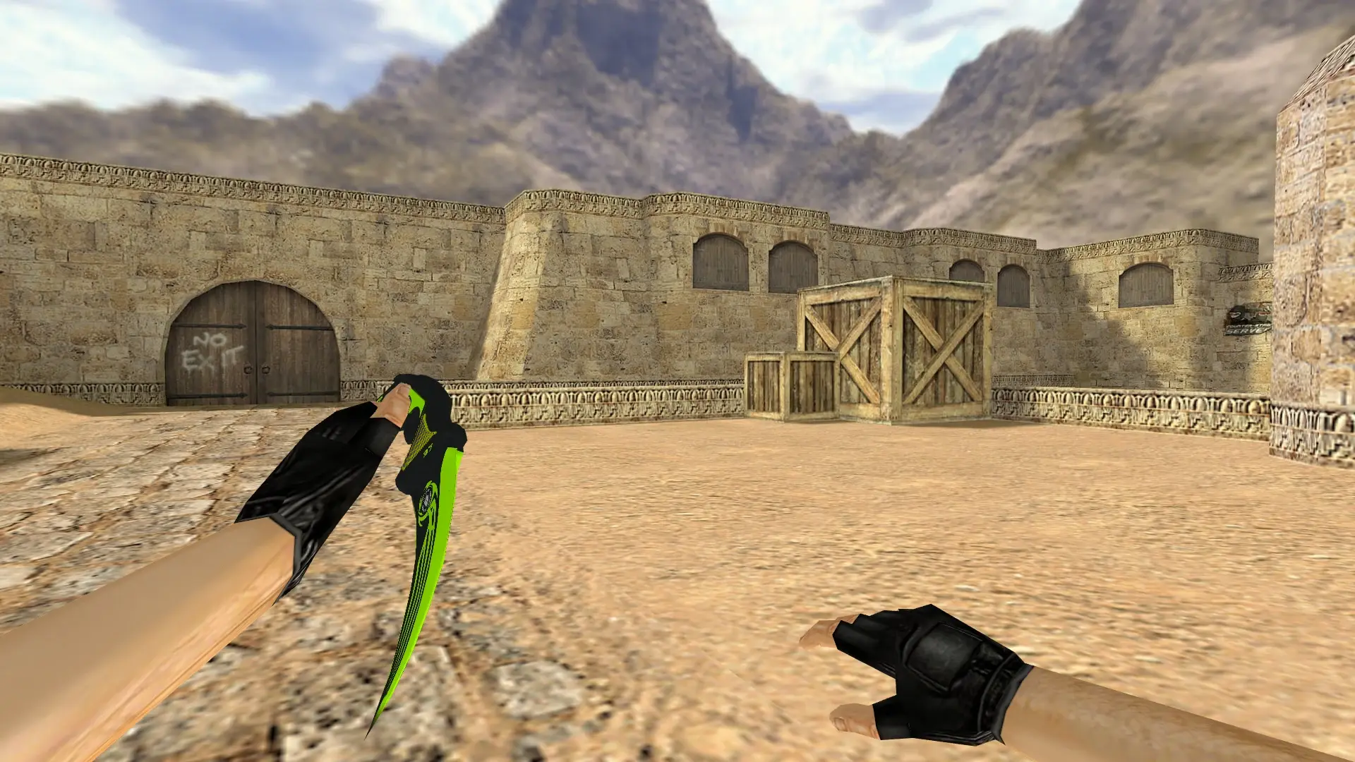 Karambit | Machine — de_dust2 (first person)
