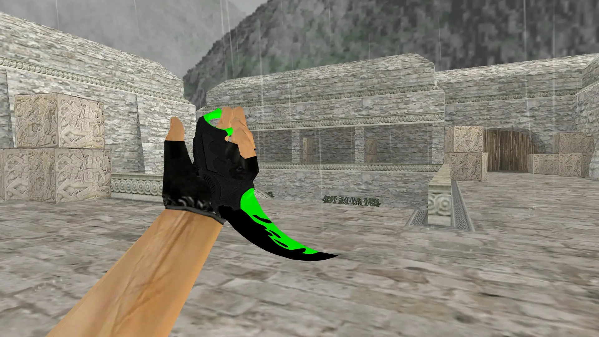 Karambit | Neon Skill — de_aztec (first person)