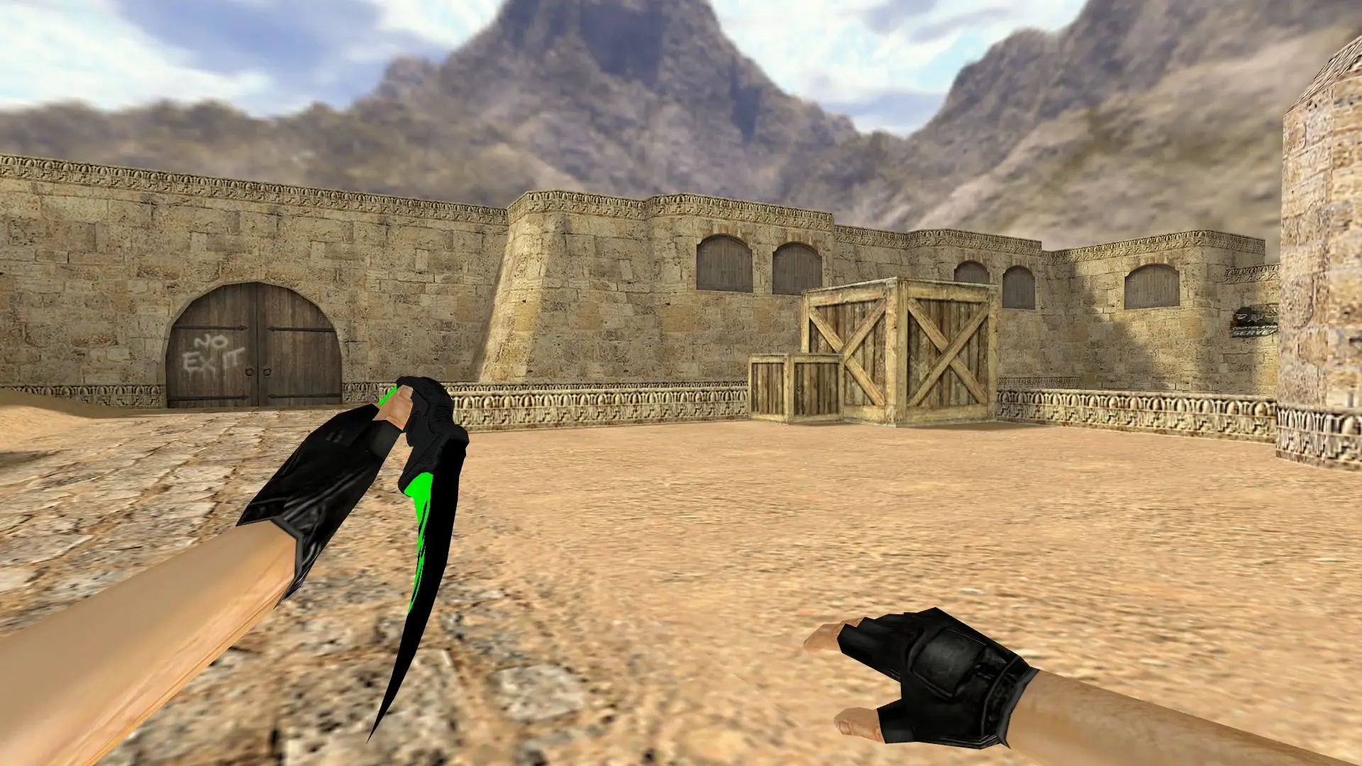 Karambit | Neon Skill — de_dust2 (first person)