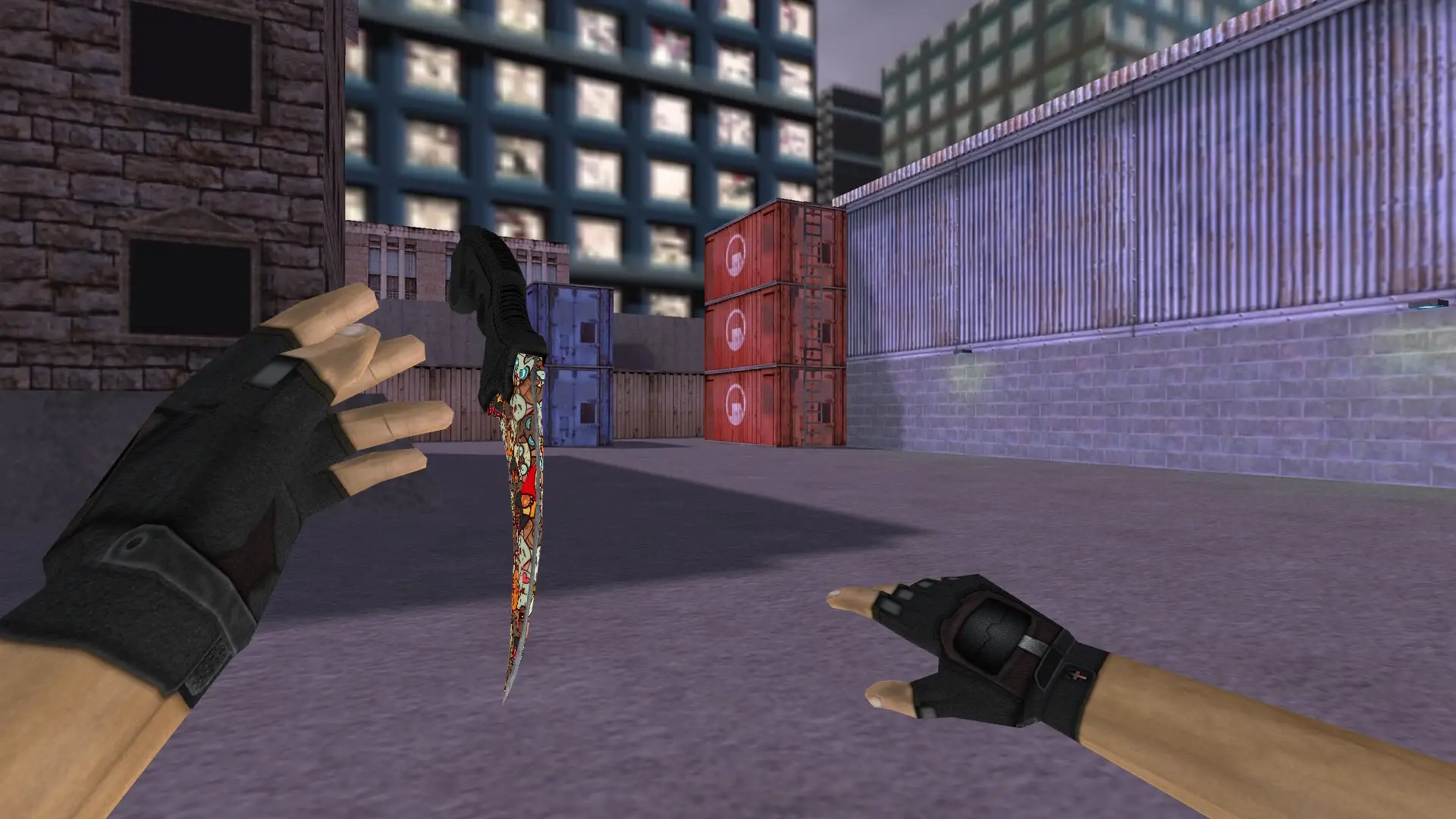Karambit | Paw — cs_assault (first person)