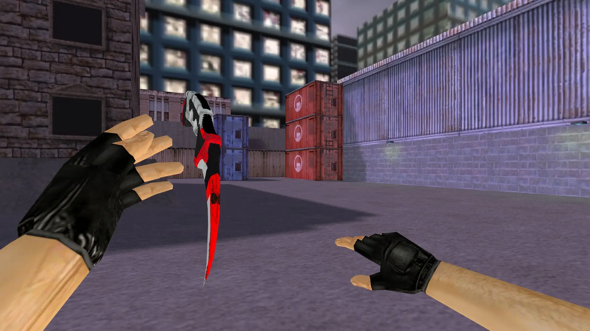 Karambit | Sci-Fi — cs_assault (first person)