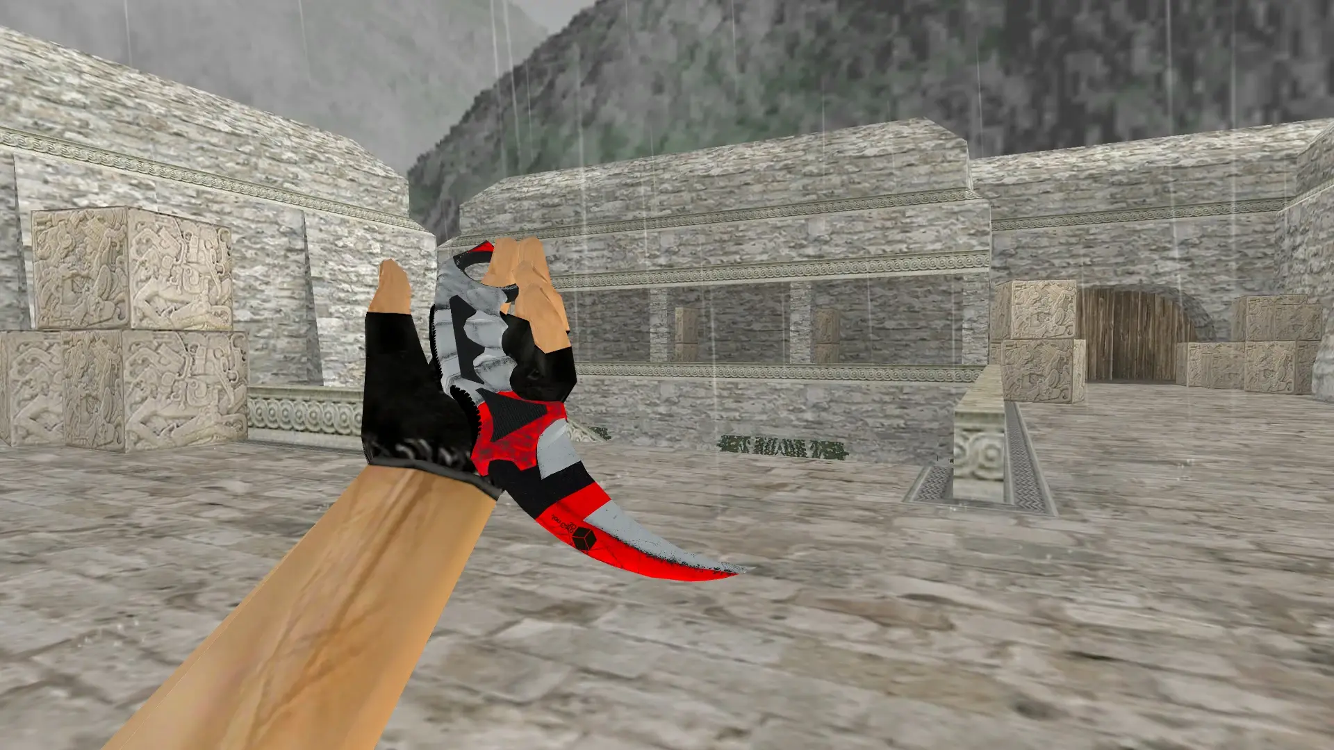 Karambit | Sci-Fi — de_aztec (first person)