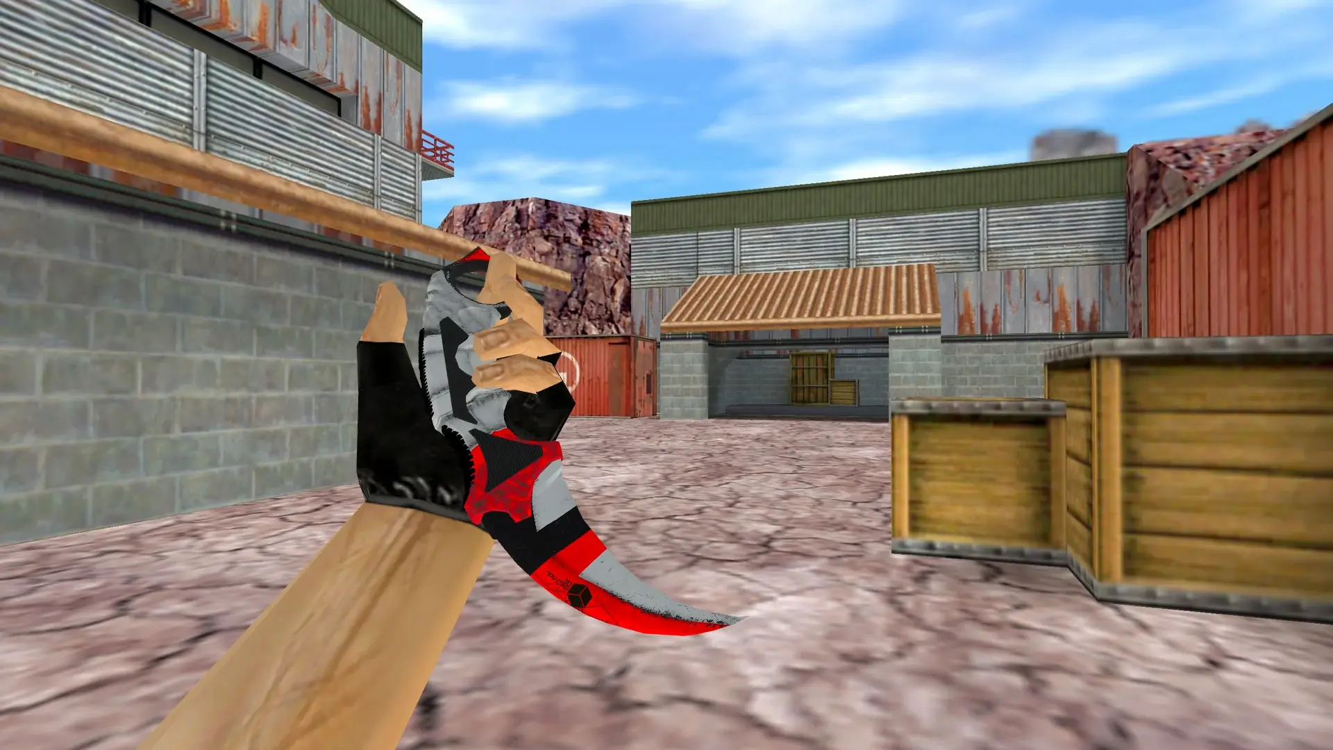 Karambit | Sci-Fi — de_nuke (first person)
