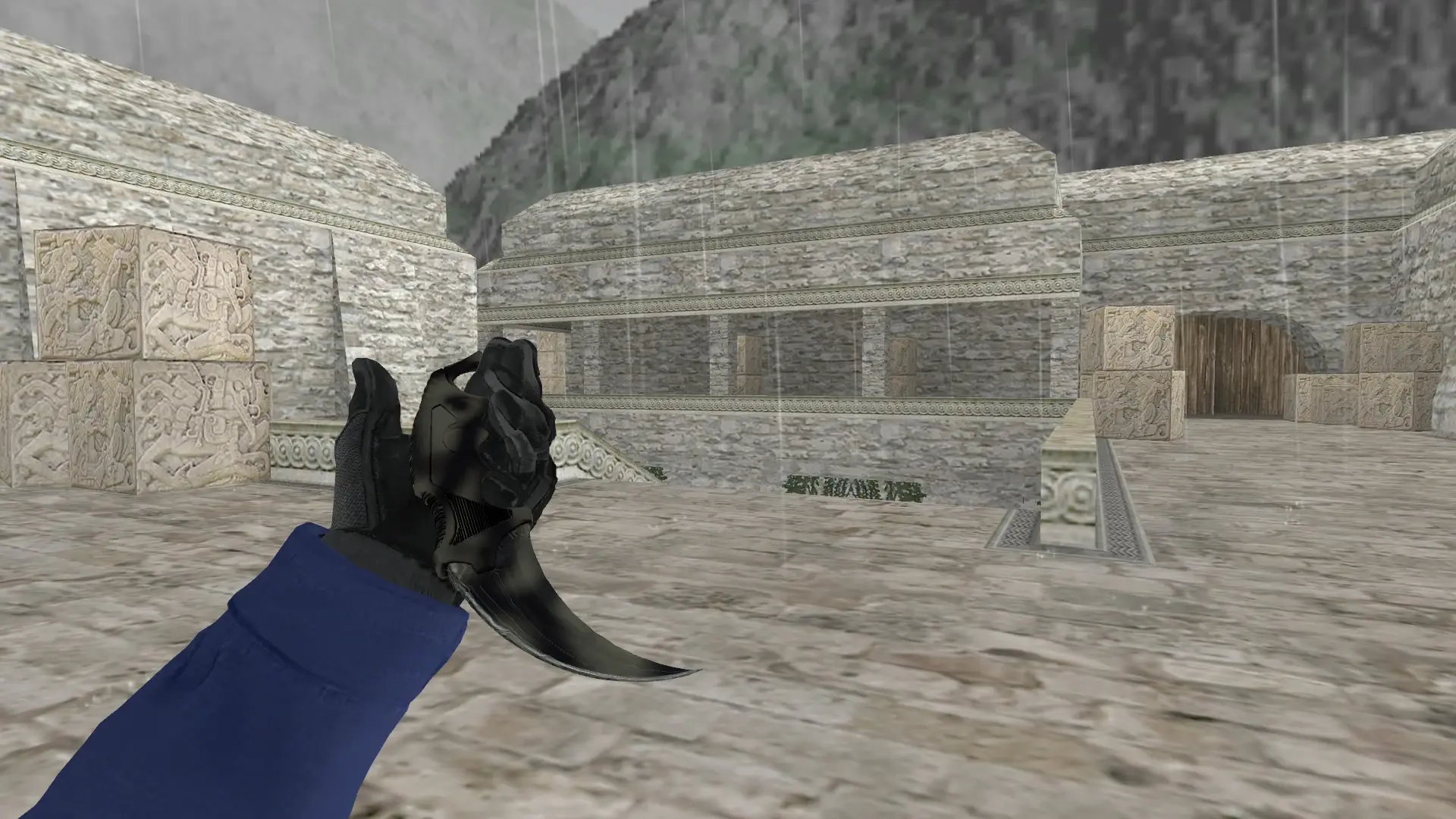 Karambit | Scorched — de_aztec (first person)
