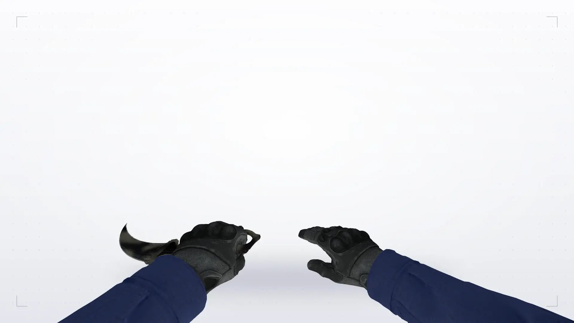 Karambit | Scorched — first person