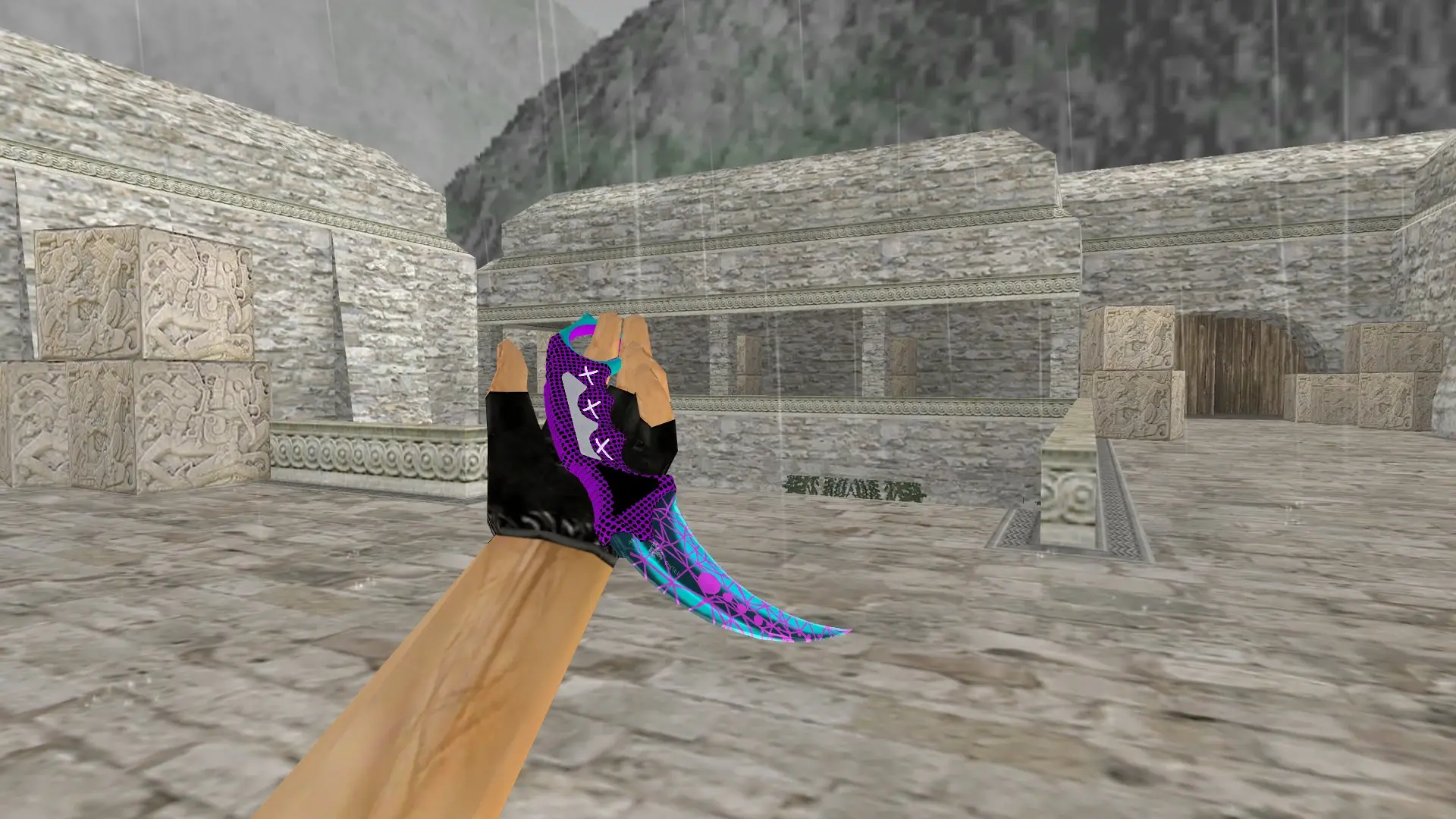 Karambit | Script Booster — de_aztec (first person)