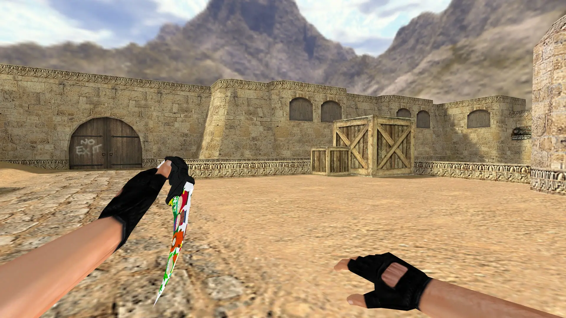 Karambit | South Park — de_dust2 (first person)