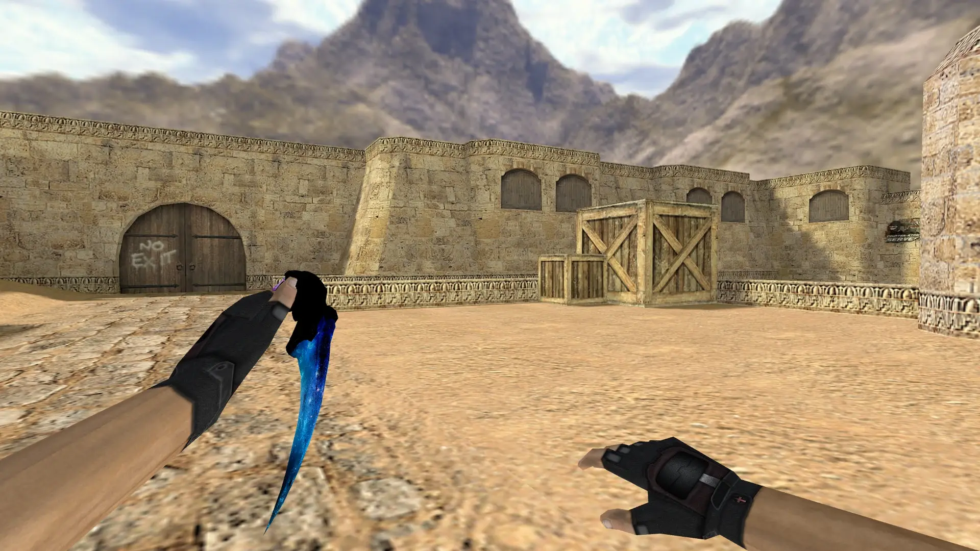 Karambit | Space — de_dust2 (first person)