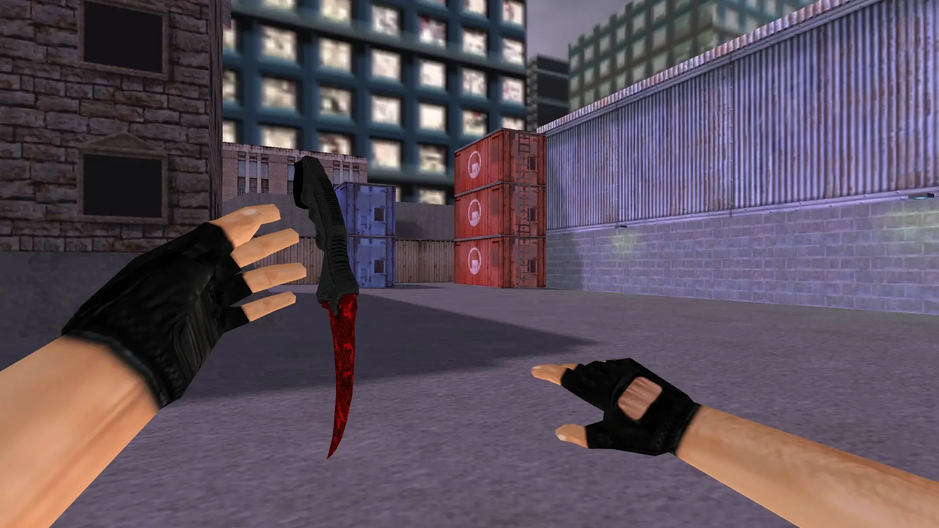 Karambit | Storm — cs_assault (first person)