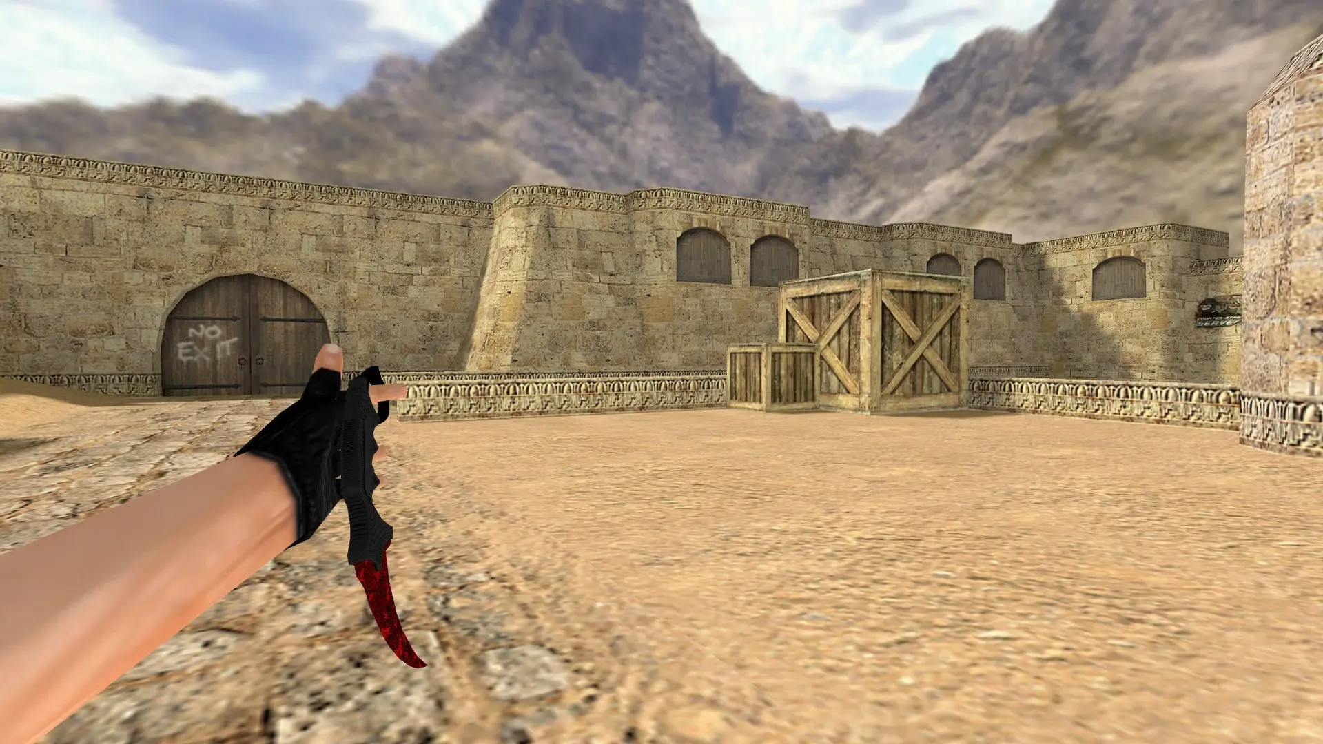 Karambit | Storm — de_dust2 (first person)