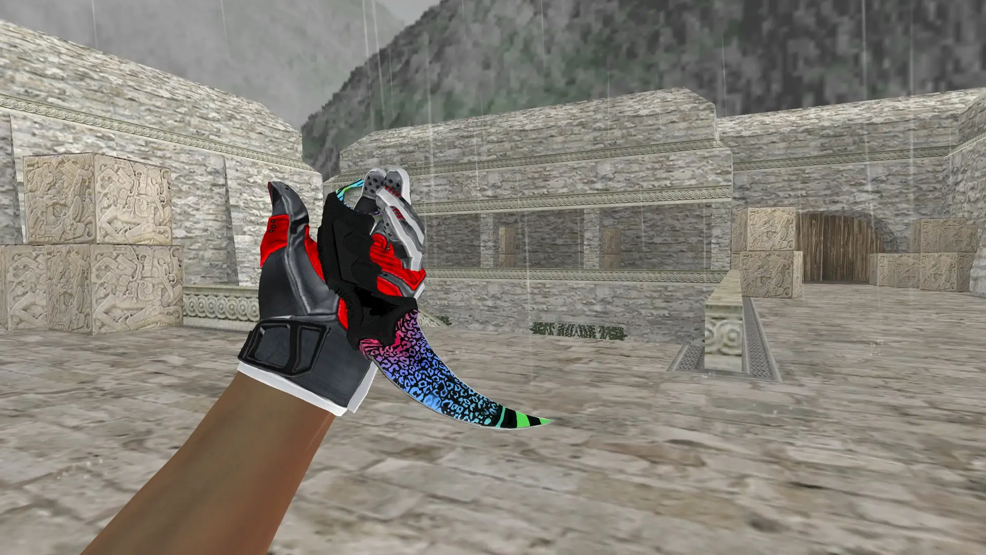 Karambit | Superfurry — de_aztec (first person)