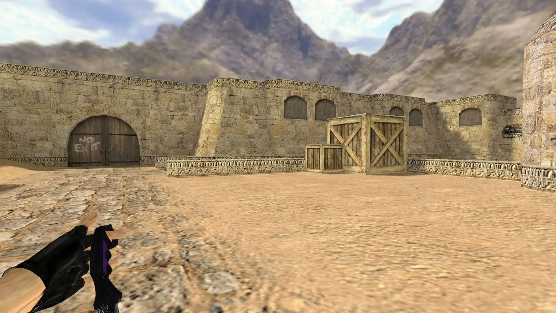 Karambit | Ultraviolet — de_dust2 (first person)