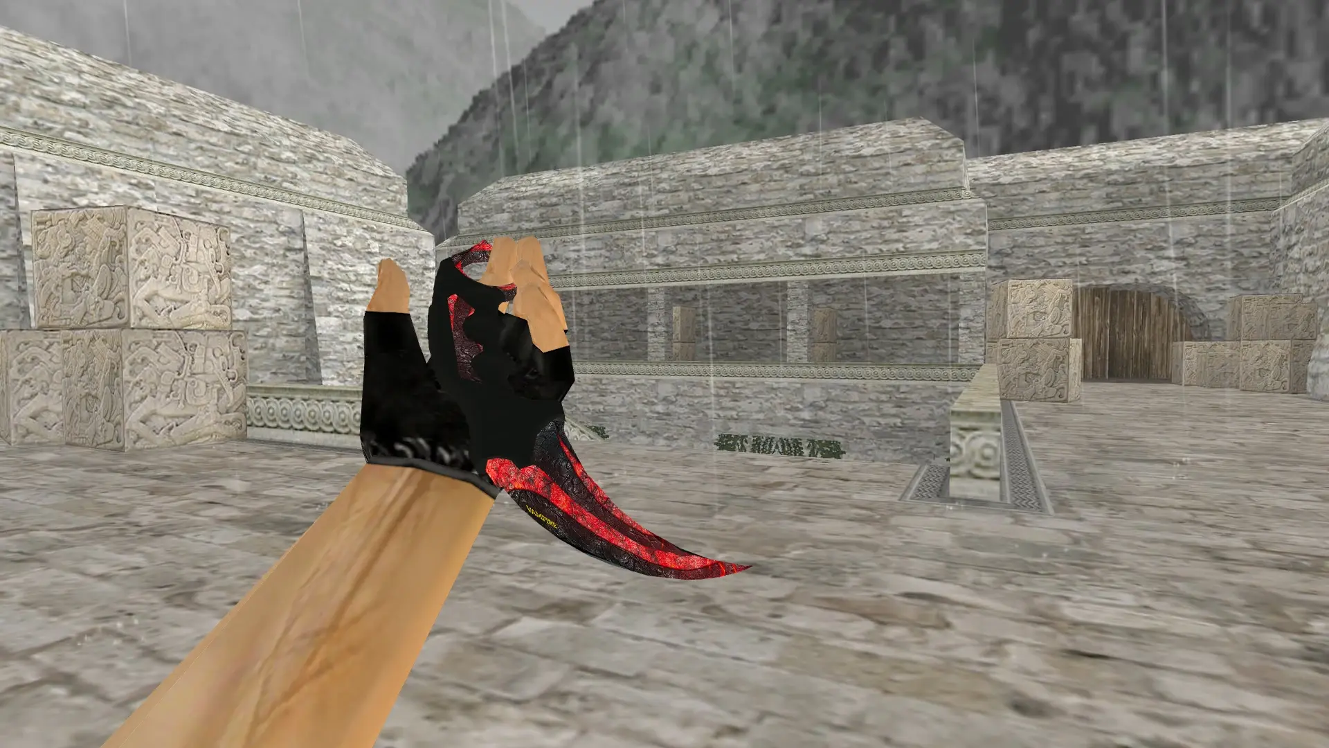 Karambit | Vampire — de_aztec (first person)