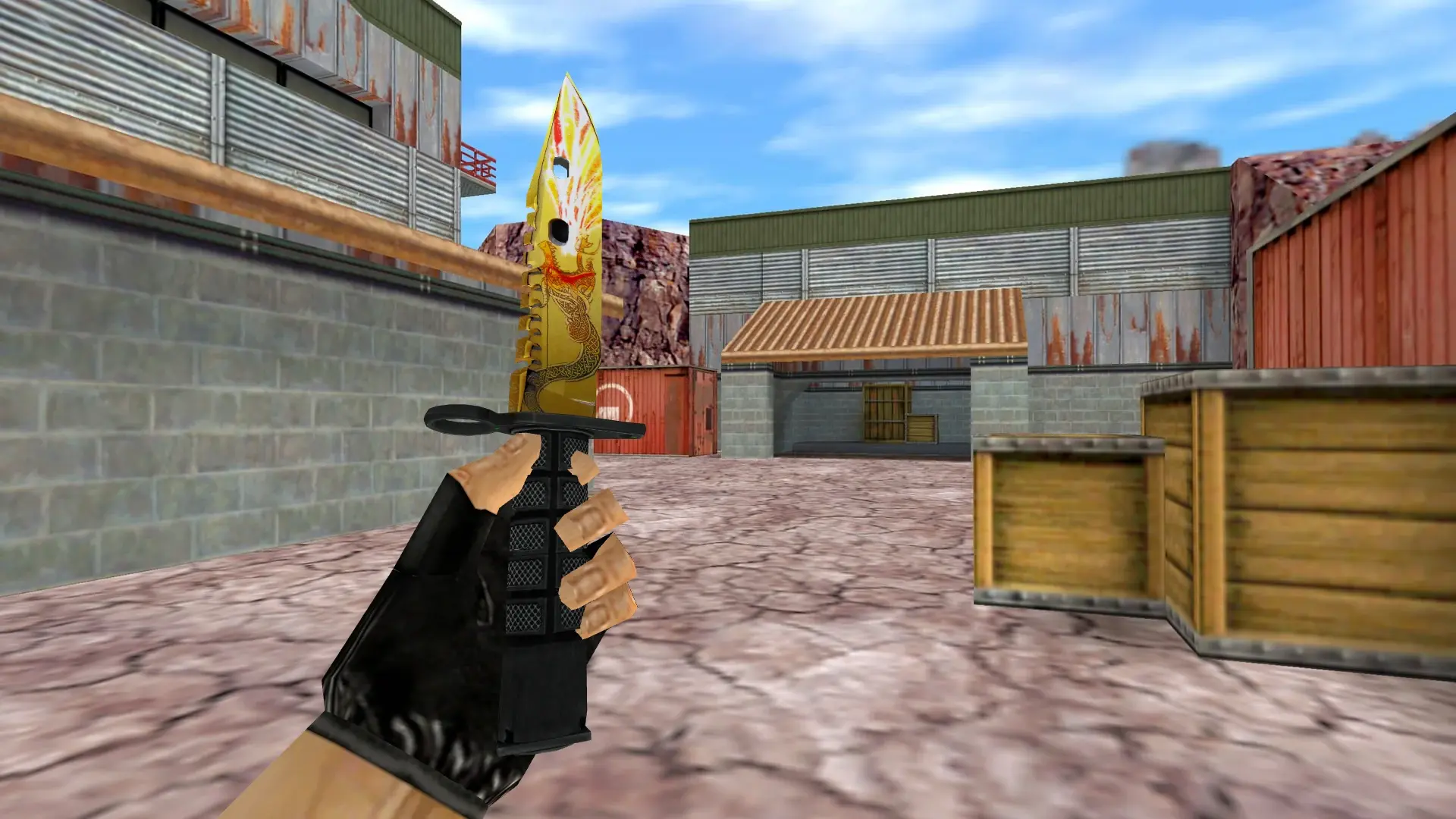 M9 Bayonet | Dragon Lore — de_nuke (first person)