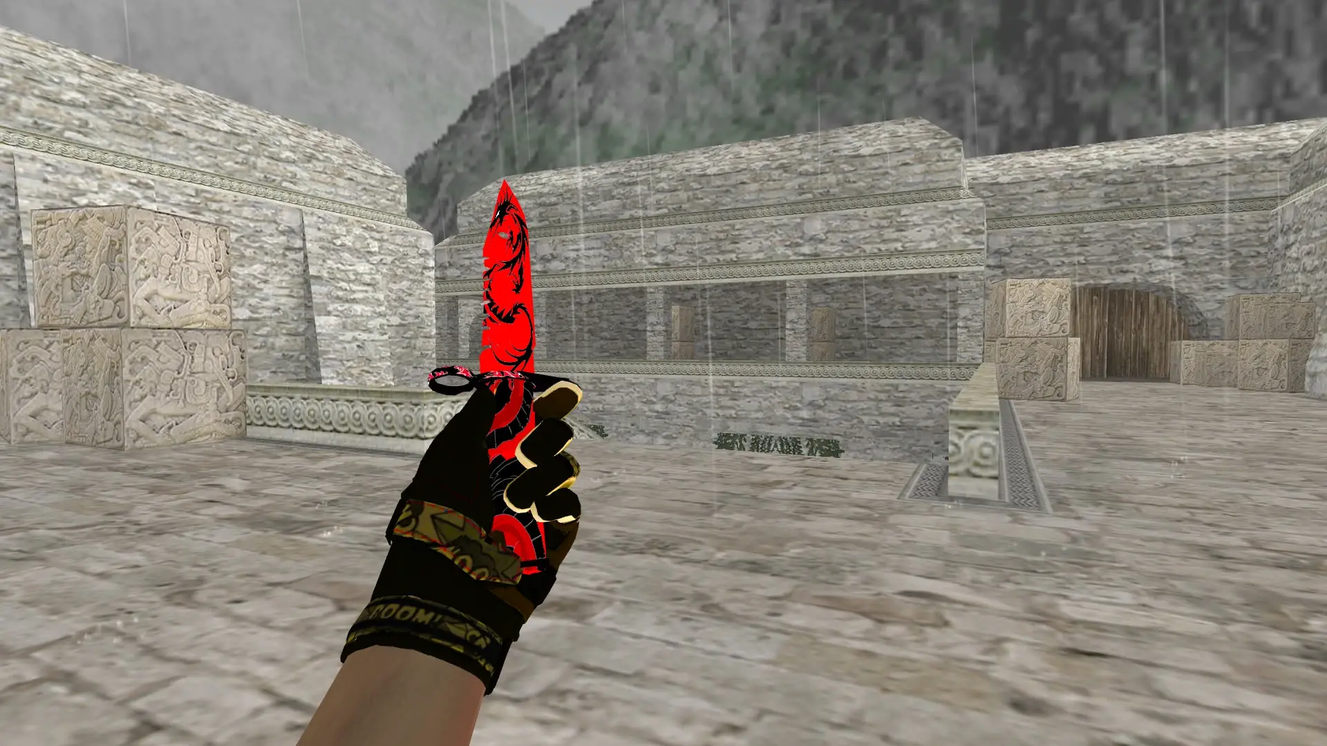 M9 Bayonet | Dragon Soul — de_aztec (first person)
