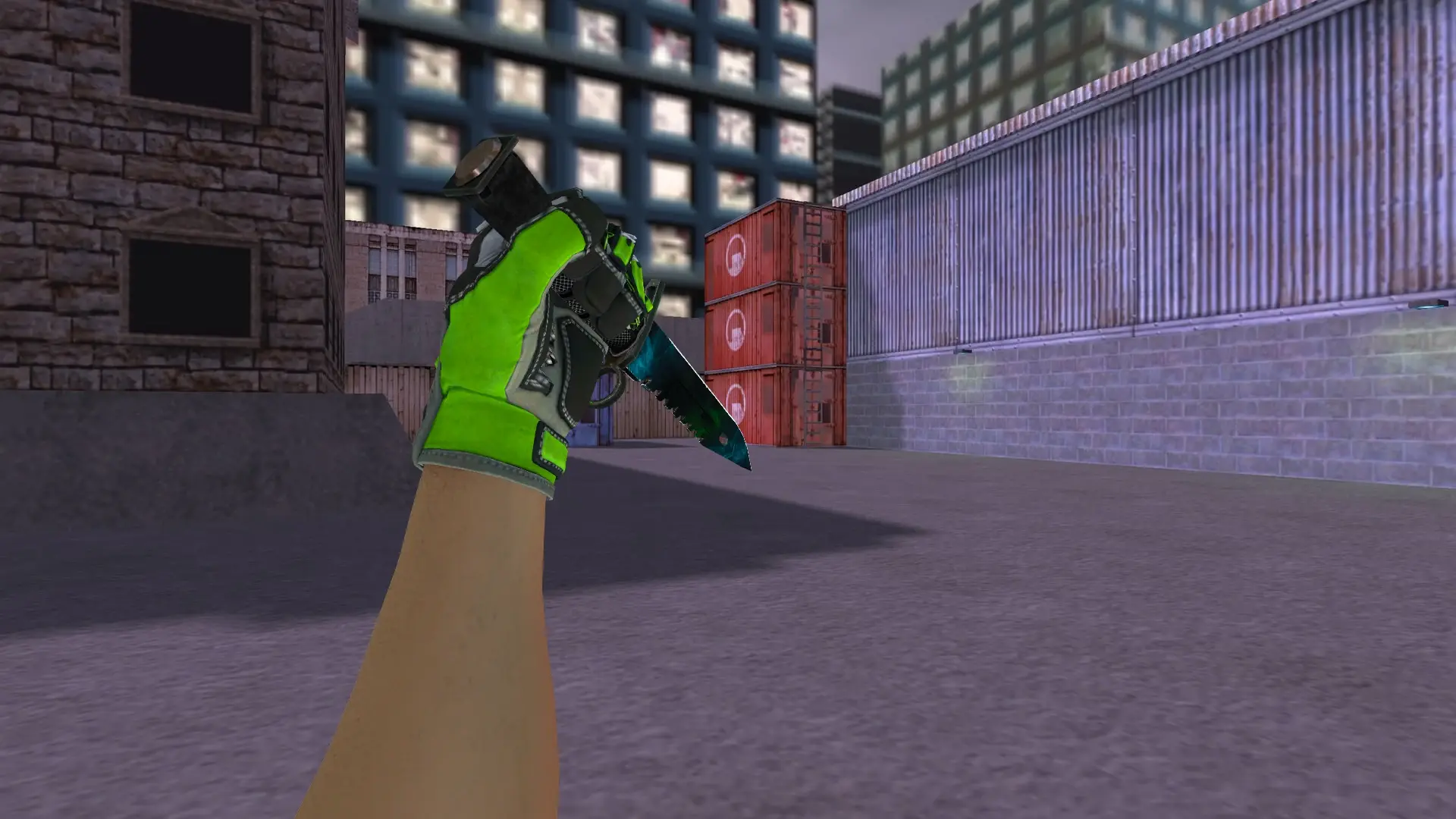 M9 Bayonet | Gamma Doppler Phase 3 — cs_assault (first person)