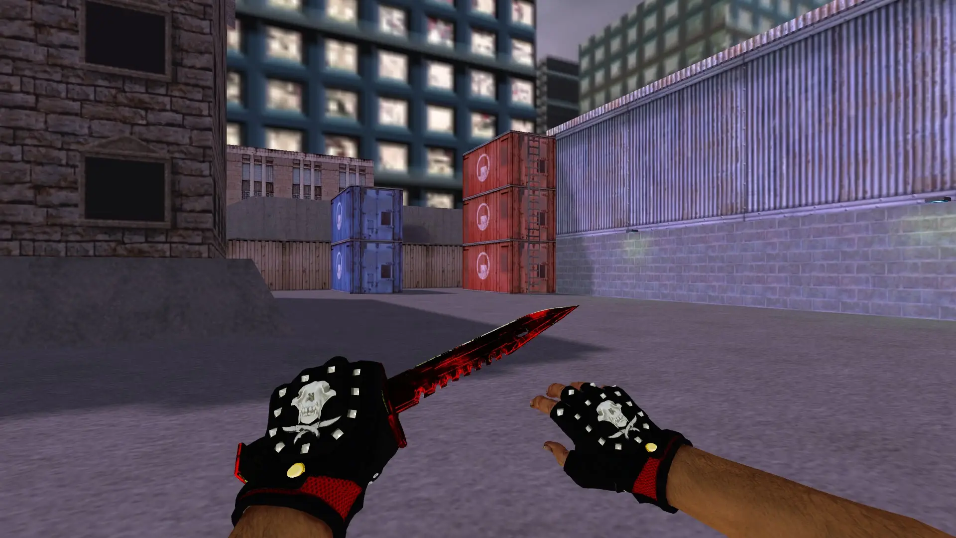 M9 Bayonet | Gamma Doppler Red — cs_assault (first person)