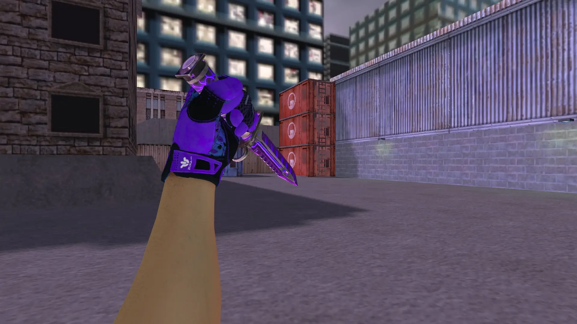 M9 Bayonet | Laser Cutter, Sport Gloves Pandora’s Box — cs_assault (first person)